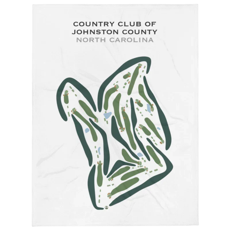 Country Club of Johnston County, North Carolina - Printed Golf Courses