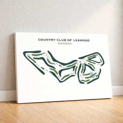 Country Club of Leawood, Kansas - Printed Golf Course