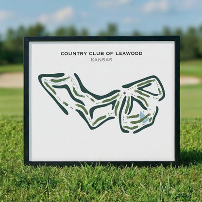 Country Club of Leawood, Kansas - Printed Golf Course