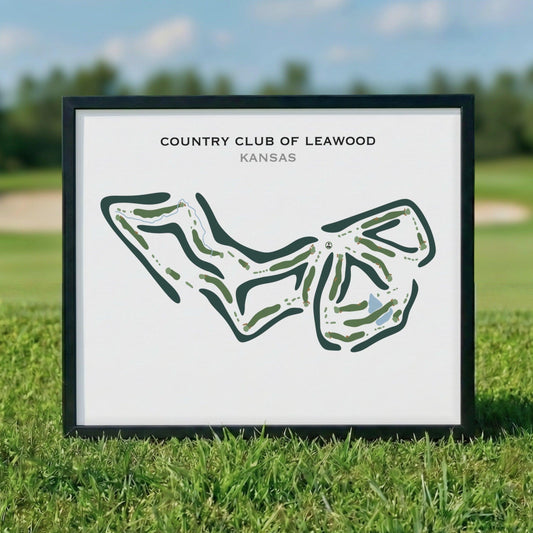 Country Club of Leawood, Kansas - Printed Golf Course
