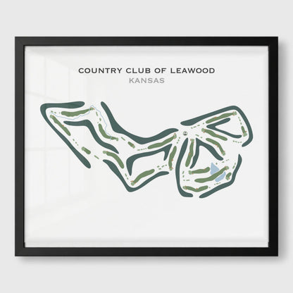 Country Club of Leawood, Kansas - Printed Golf Course