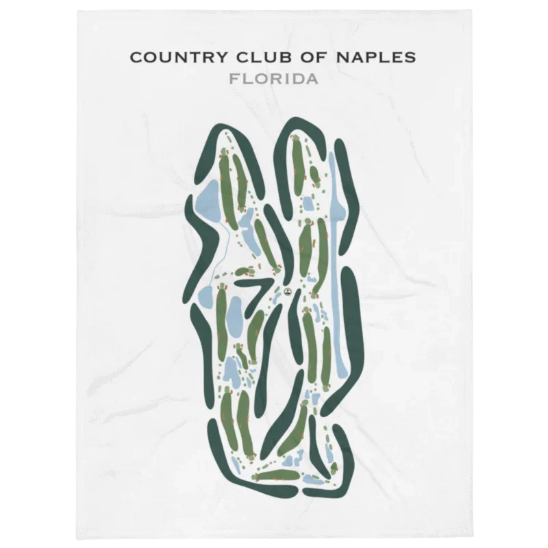 Country Club of Naples, Florida - Printed Golf Courses