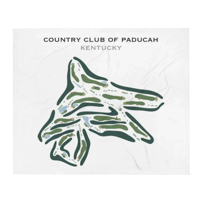 Country Club of Paducah, Kentucky - Printed Golf Course