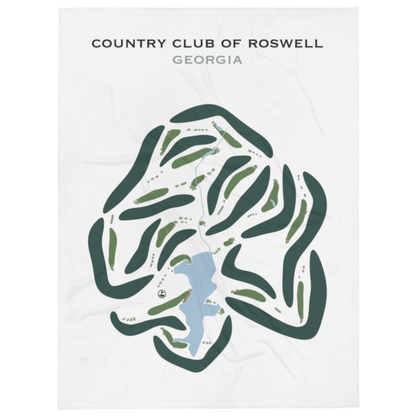 Country Club of Roswell, Georgia - Printed Golf Courses