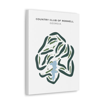 Country Club of Roswell, Georgia - Printed Golf Courses
