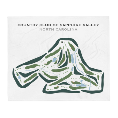 Country Club of Sapphire Valley, North Carolina - Printed Golf Courses