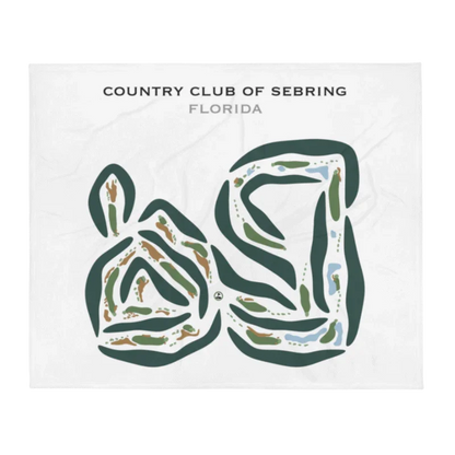 Country Club of Sebring, Florida - Printed Golf Courses