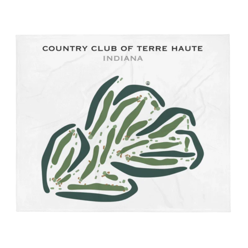 Country Club of Terre Haute, Indiana - Printed Golf Courses