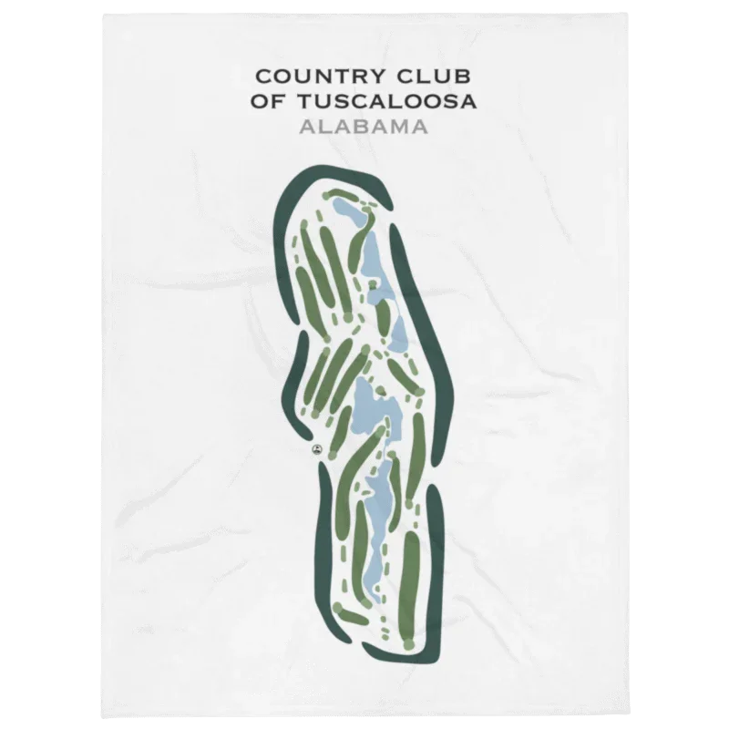 Country Club of Tuscaloosa, Alabama - Printed Golf Course