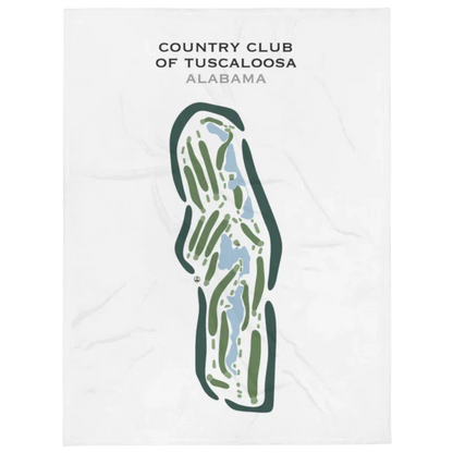 Country Club of Tuscaloosa, Alabama - Printed Golf Course
