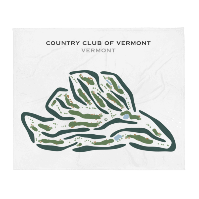 Country Club of Vermont, Vermont - Printed Golf Courses