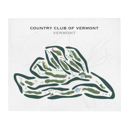 Country Club of Vermont, Vermont - Printed Golf Courses