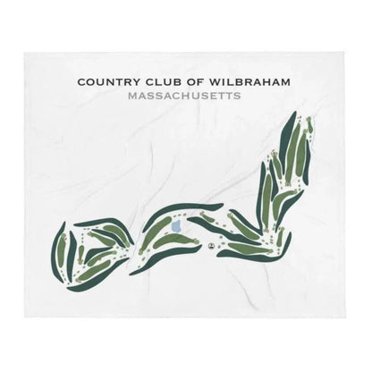 Country Club of Wilbraham, Massachusetts - Printed Golf Courses