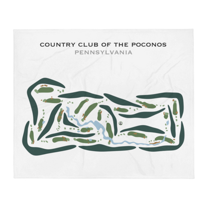 Country Club of the Poconos, Pennsylvania - Printed Golf Courses
