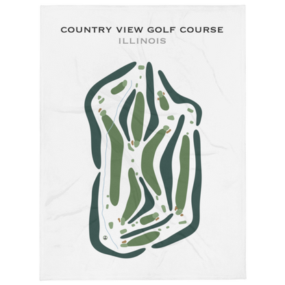 Country View Golf Course, Illinois - Printed Golf Courses
