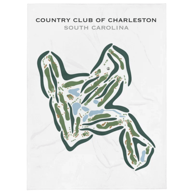 Country Club of Charleston, South Carolina - Printed Golf Courses
