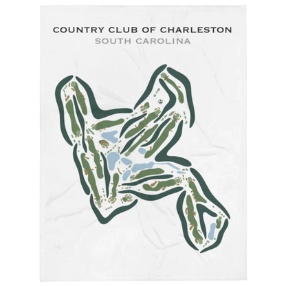 Country Club of Charleston, South Carolina - Printed Golf Courses