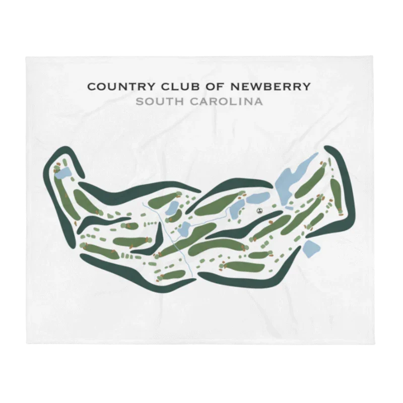 Country Club of Newberry, South Carolina - Printed Golf Courses