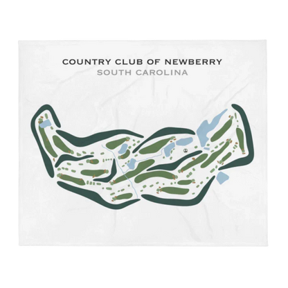 Country Club of Newberry, South Carolina - Printed Golf Courses