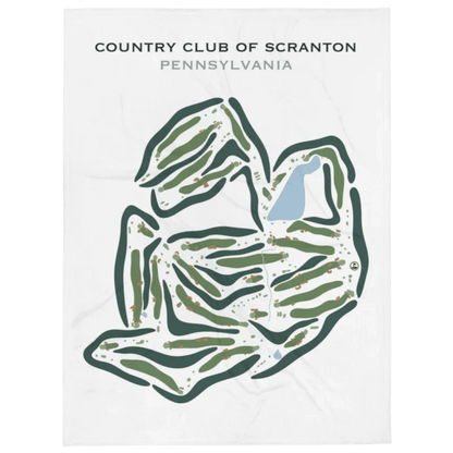 Country Club of Scranton, Pennsylvania - Printed Golf Courses