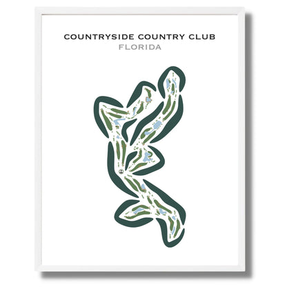 Countryside Country Club, Florida - Printed Golf Courses