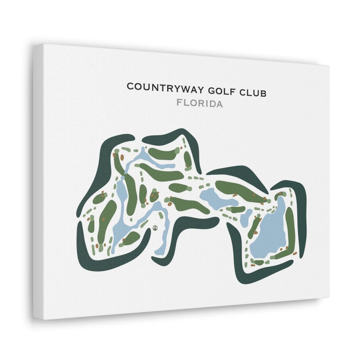 Countryway Golf Club, Florida - Printed Golf Courses