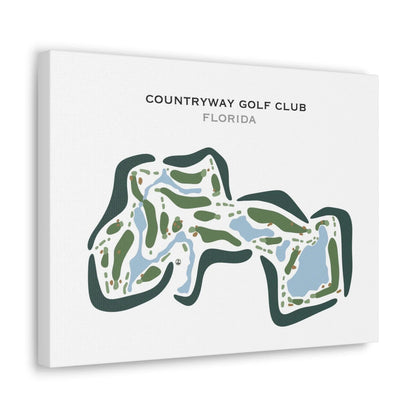 Countryway Golf Club, Florida - Printed Golf Courses