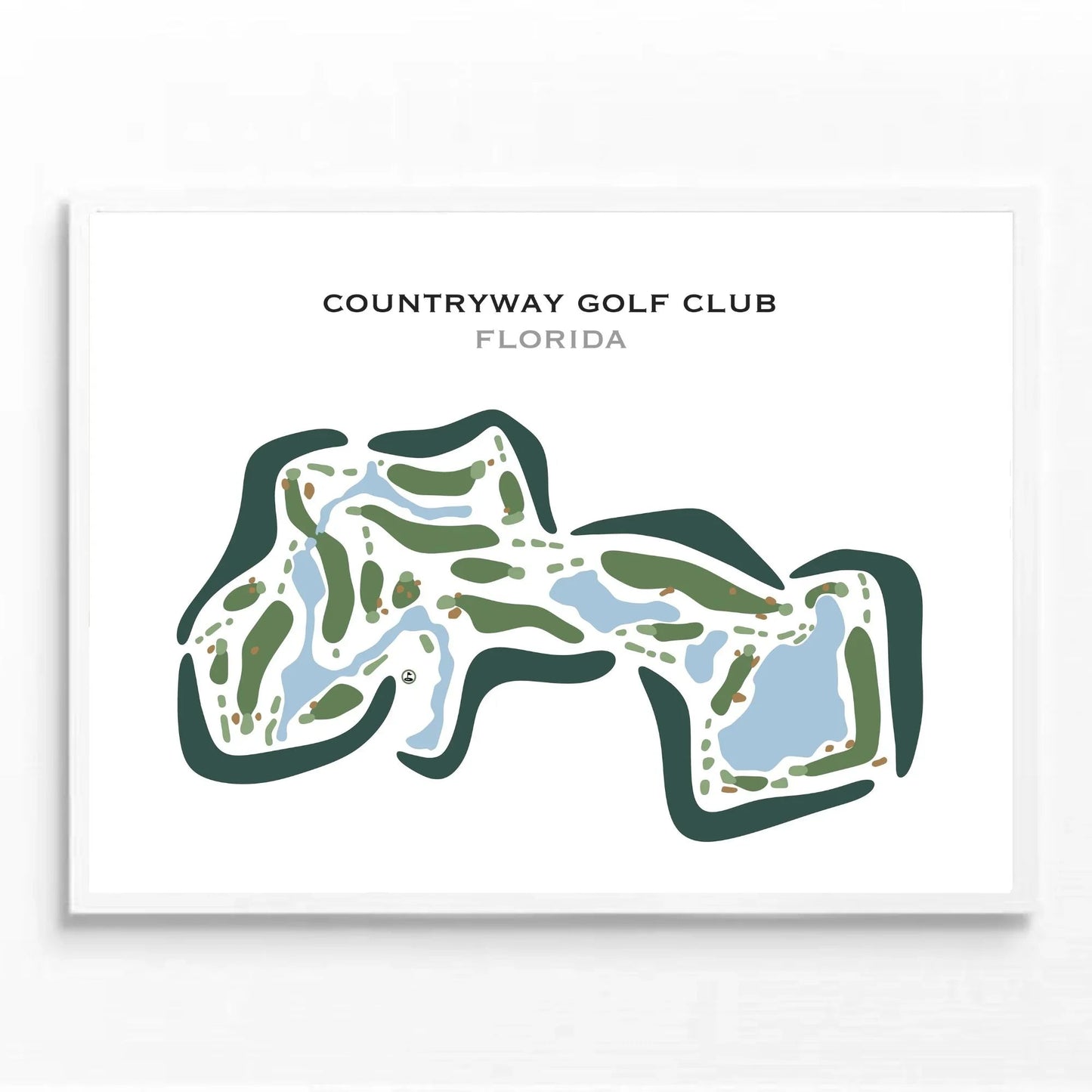 Countryway Golf Club, Florida - Printed Golf Courses