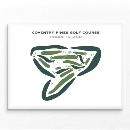Coventry Pines Golf Course, Rhode Island - Printed Golf Courses