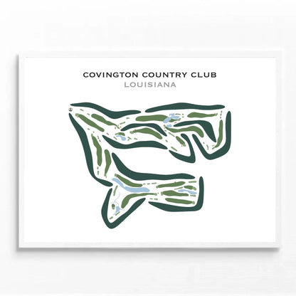 Covington Country Club, Louisiana - Printed Golf Courses