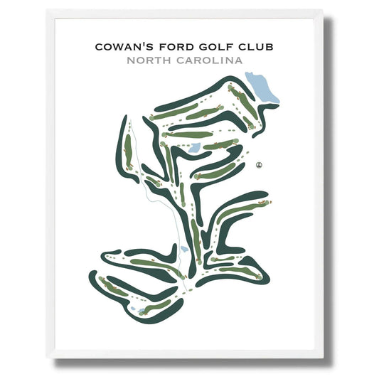 Cowan’s Ford Golf Club, North Carolina - Printed Golf Courses