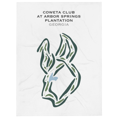 Coweta Club at Arbor Springs Plantation, Georgia - Printed Golf Courses