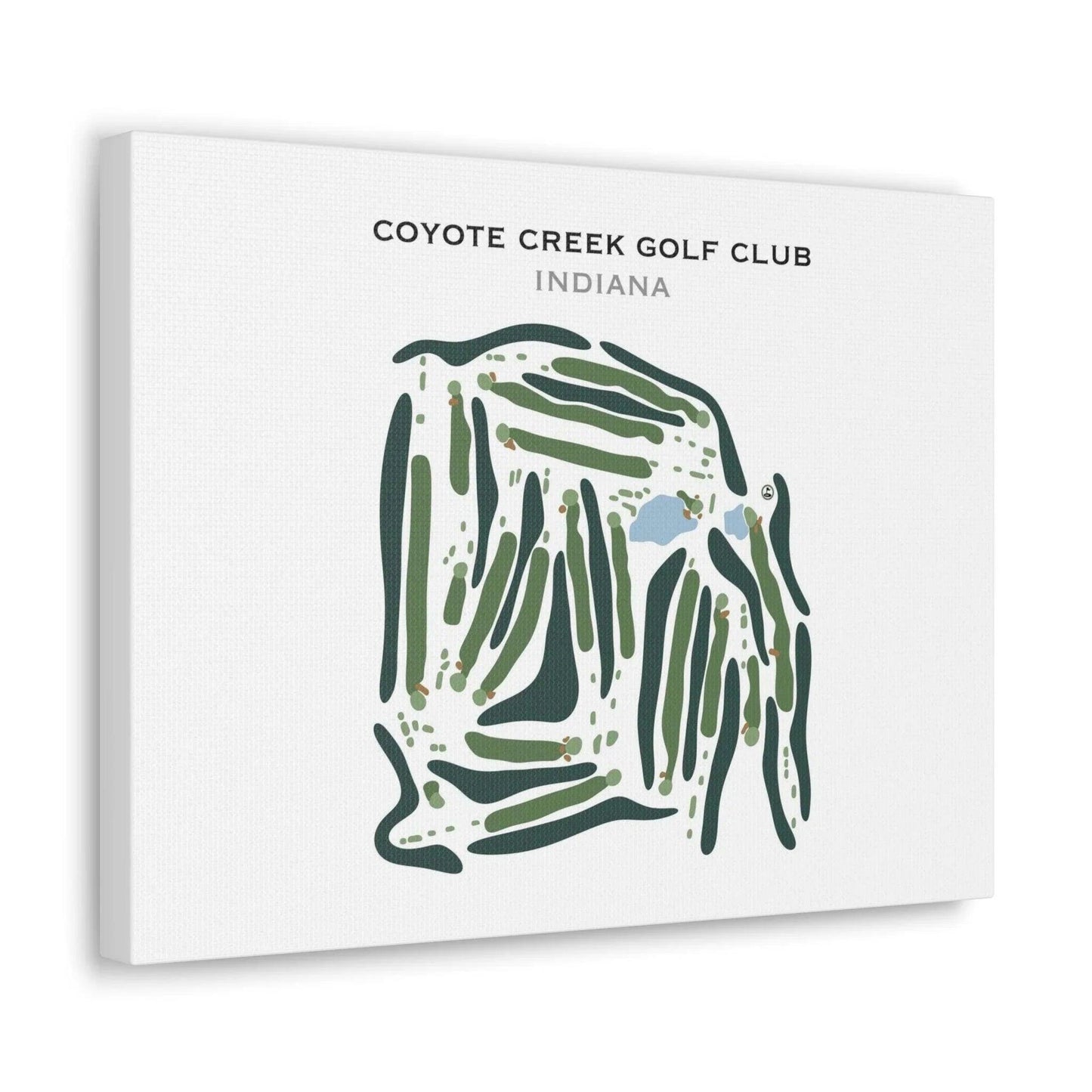 Coyote Creek Golf Club, Indiana - Printed Golf Course
