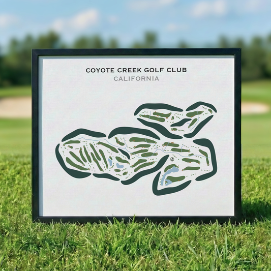 Coyote Creek Golf Club, California - Printed Golf Courses