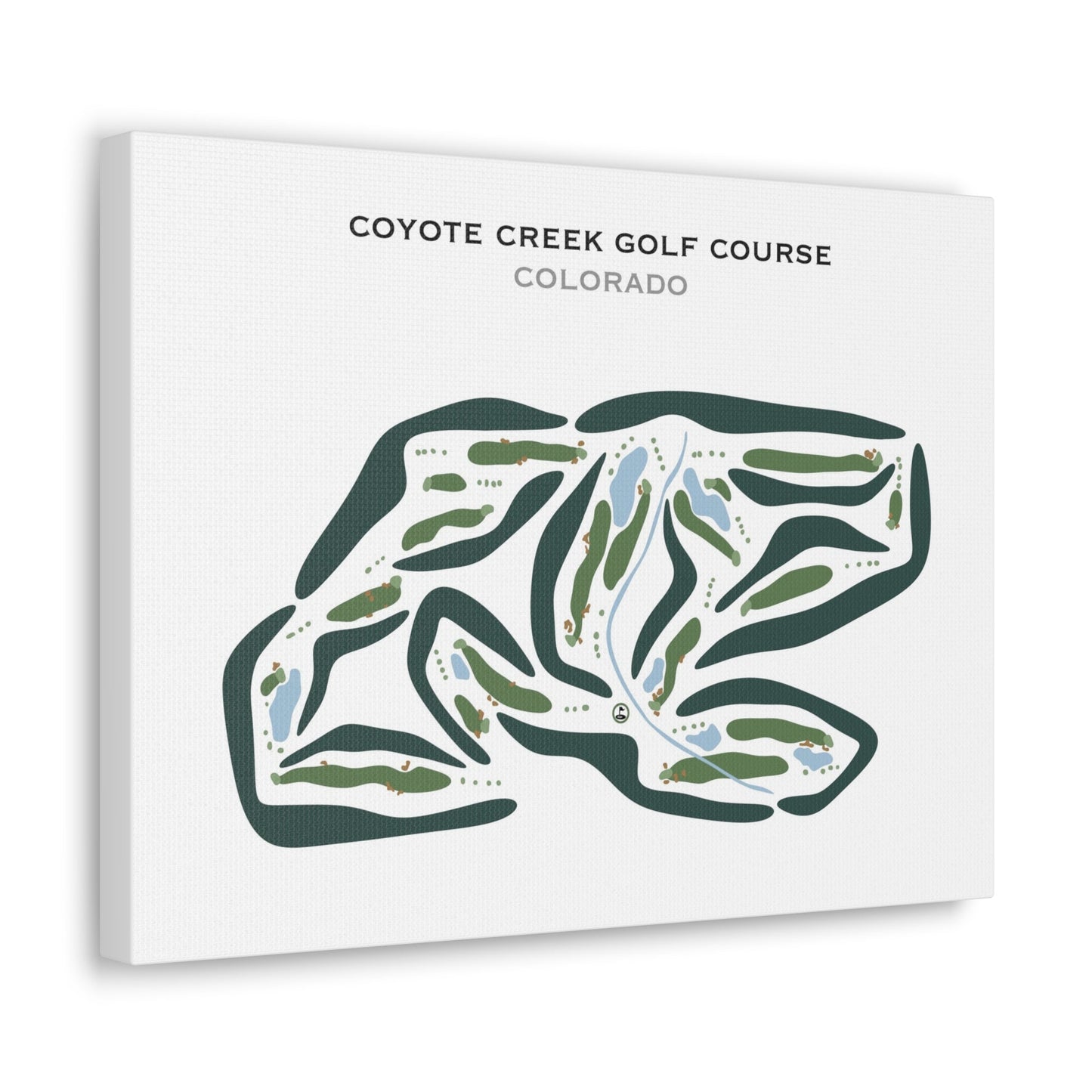 Coyote Creek Golf Course, Colorado - Printed Golf Courses