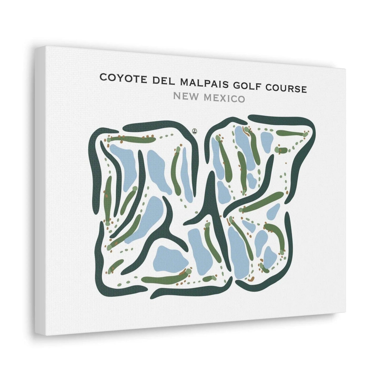 Coyote Del Malpais Golf Course, New Mexico - Printed Golf Courses