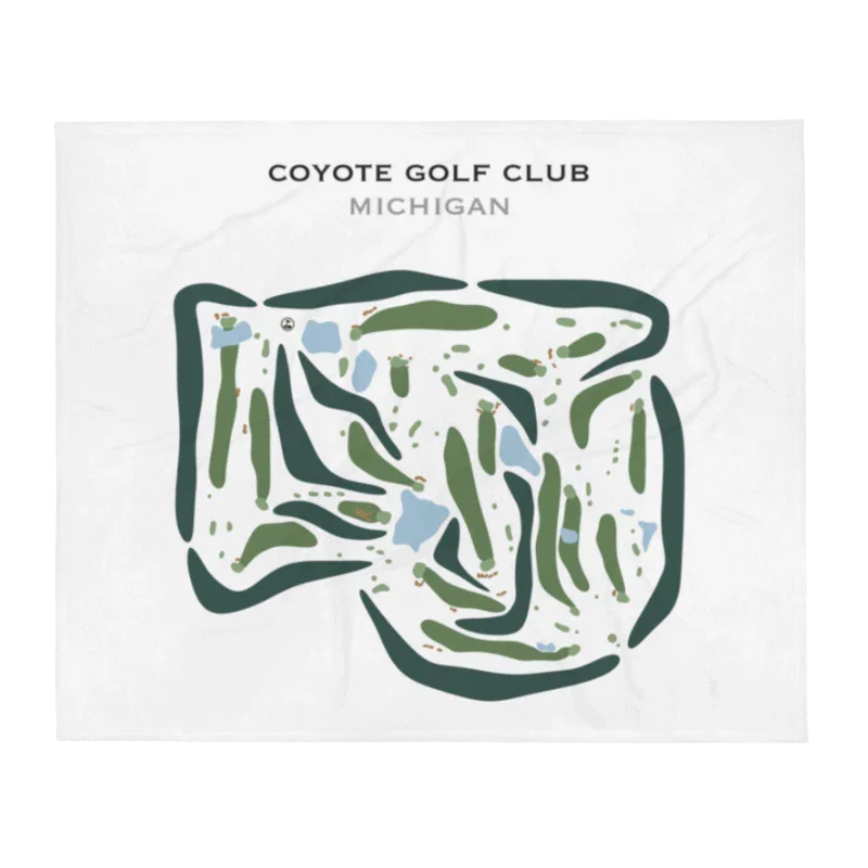 Coyote Golf Club, Michigan - Printed Golf Courses