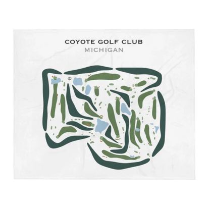 Coyote Golf Club, Michigan - Printed Golf Courses