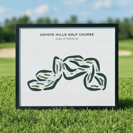 Coyote Hills Golf Course, California - Printed Golf Courses