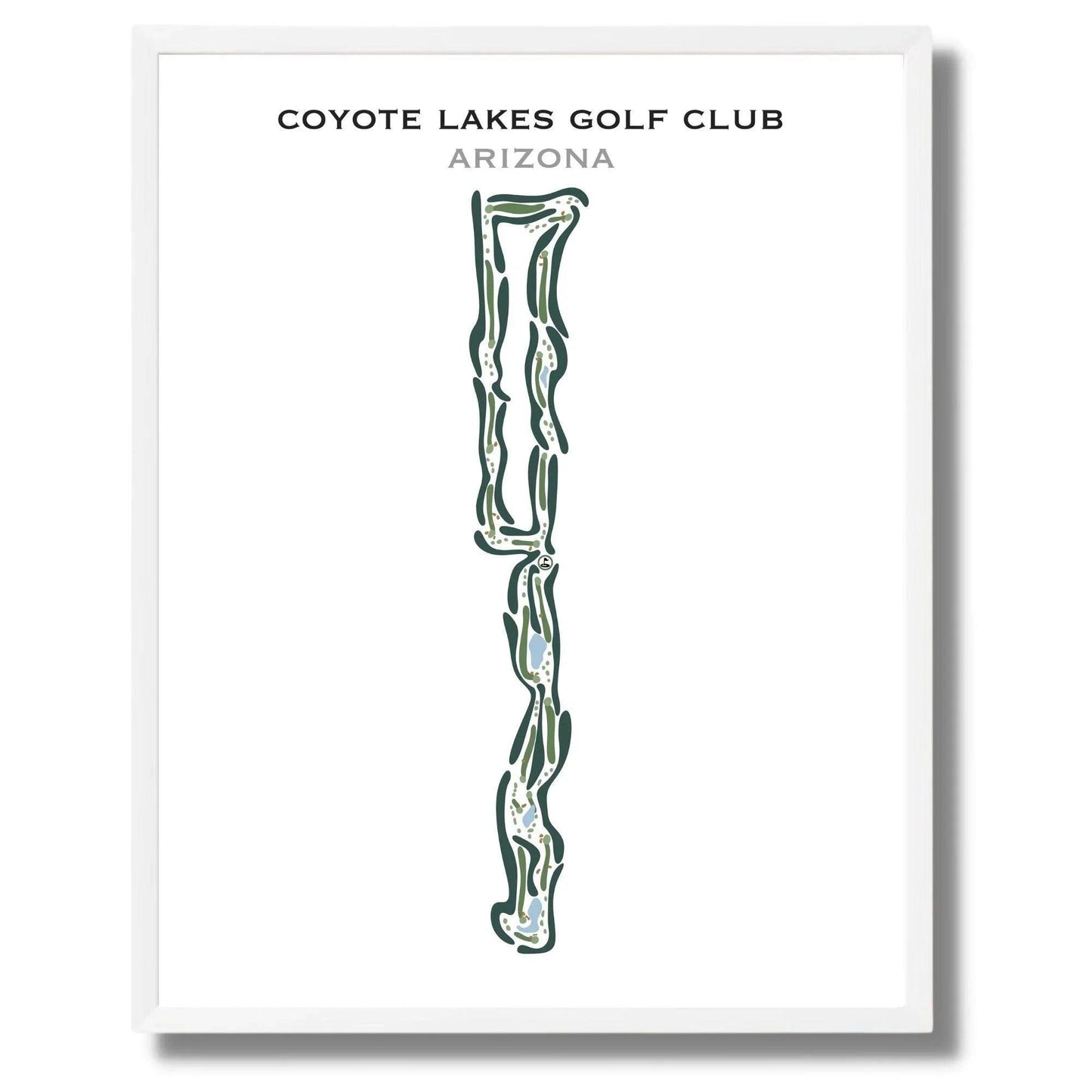 Coyote Lakes Golf Club, Arizona - Printed Golf Courses