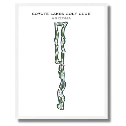 Coyote Lakes Golf Club, Arizona - Printed Golf Courses