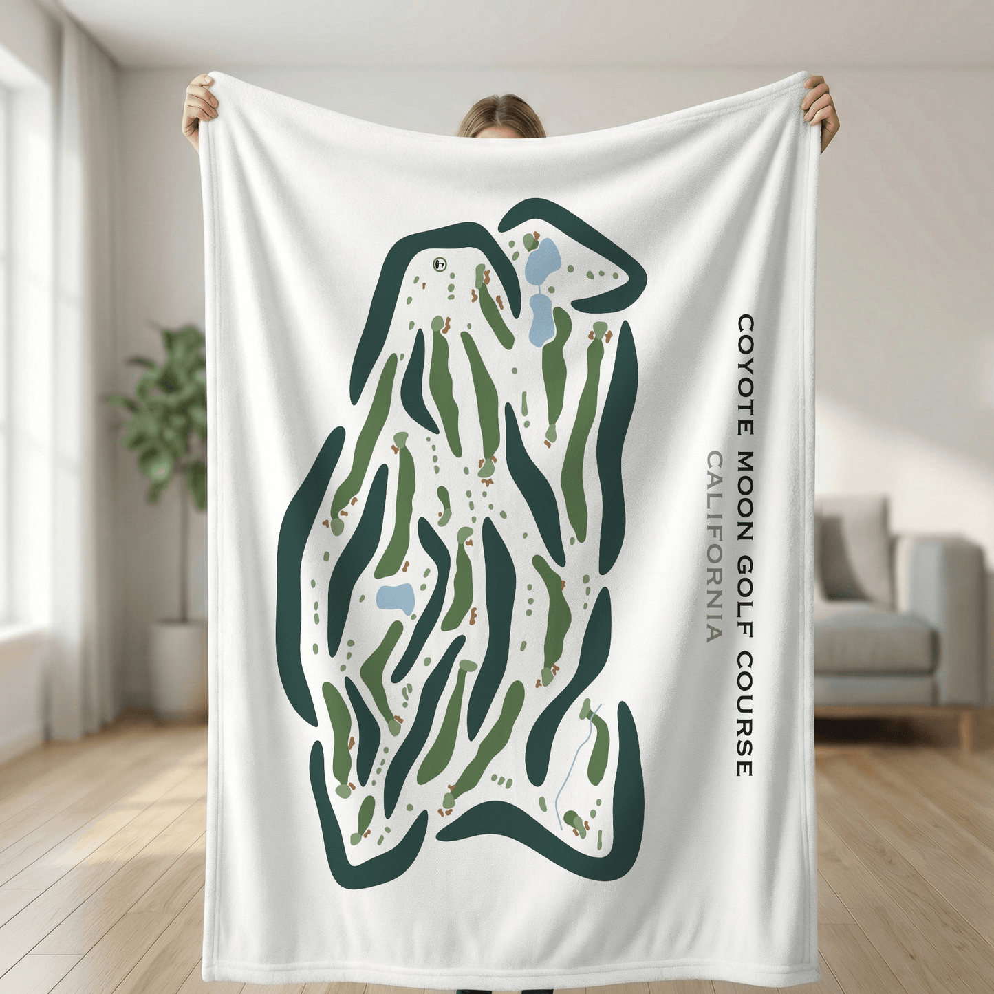 Coyote Moon Golf Course, California - Printed Golf Course