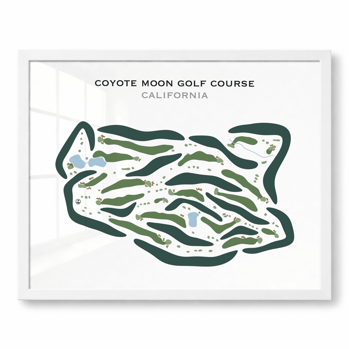 Coyote Moon Golf Course, California - Printed Golf Course