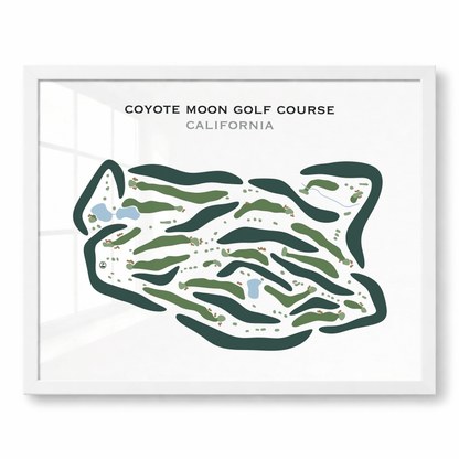 Coyote Moon Golf Course, California - Printed Golf Course