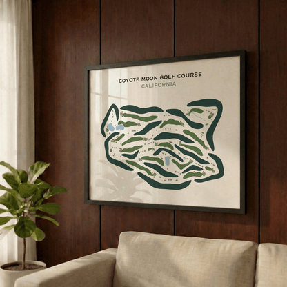 Coyote Moon Golf Course, California - Printed Golf Course