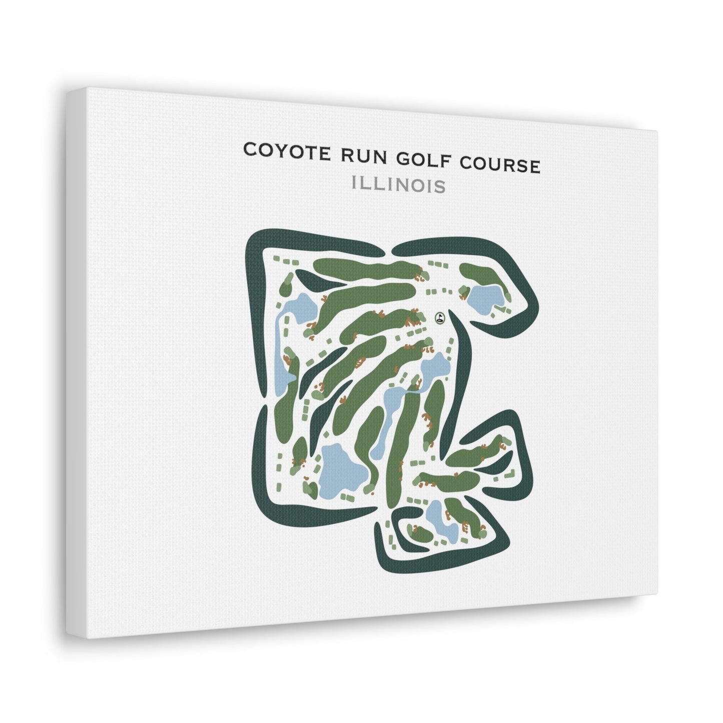 Coyote Run Golf Course, Illinois - Printed Golf Courses