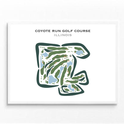 Coyote Run Golf Course, Illinois - Printed Golf Courses