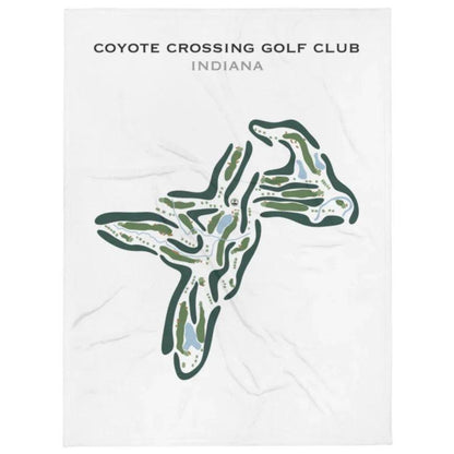 Coyote Crossing Golf Club, Indiana - Printed Golf Course