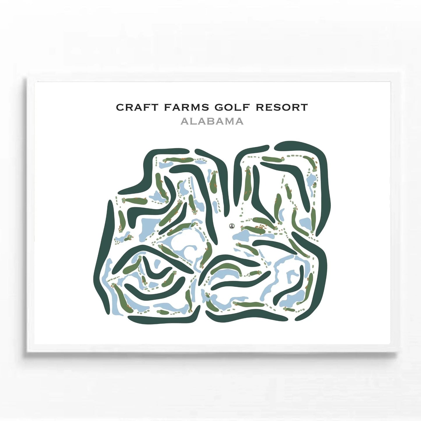 Craft Farms Golf Resort, Alabama - Printed Golf Courses
