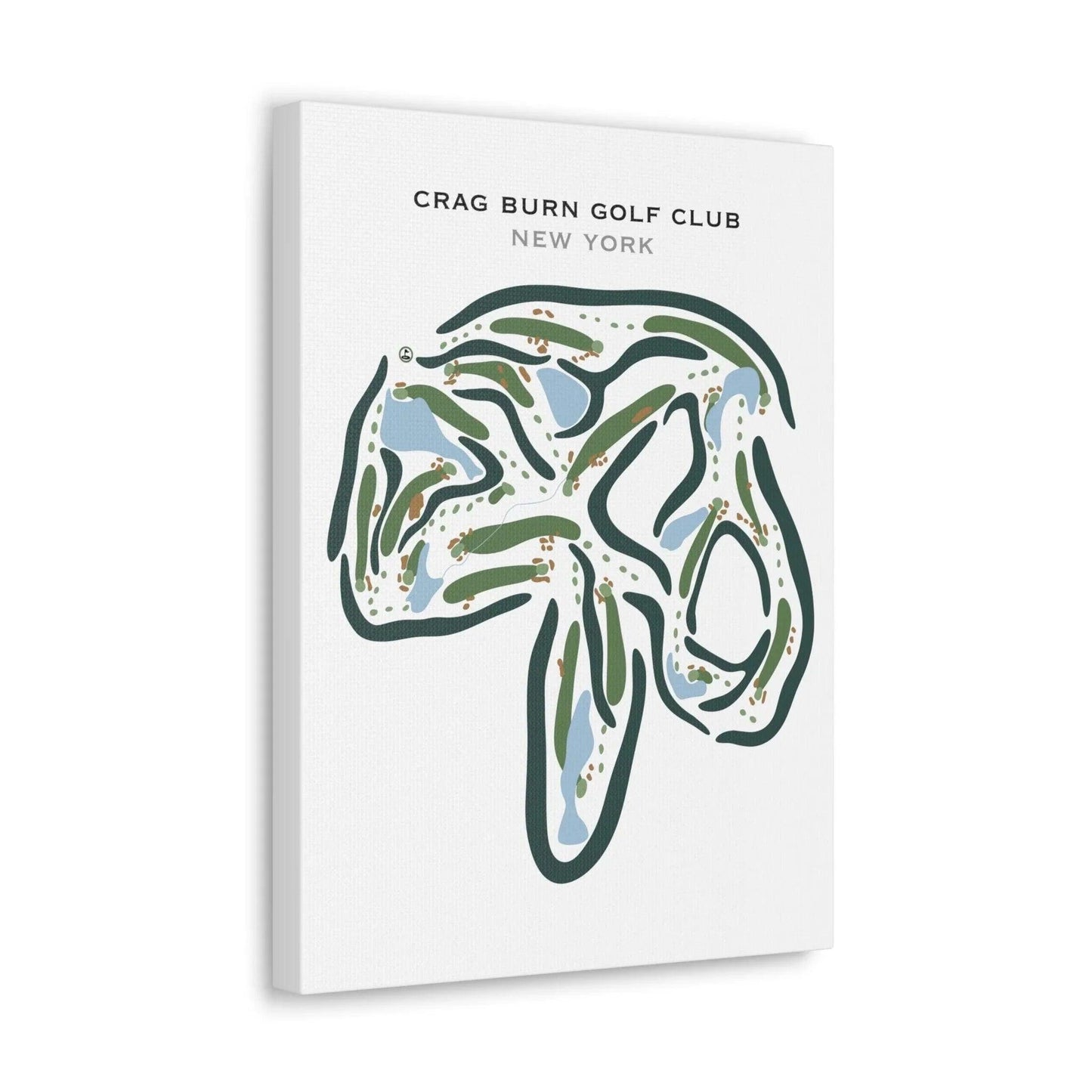 Crag Burn Golf Club, New York - Printed Golf Courses
